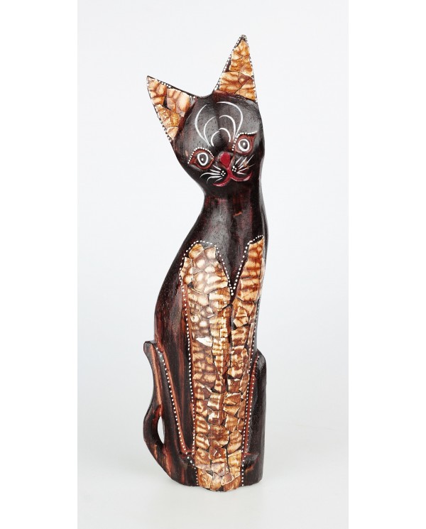 Drevená Dekorácia Mačka Aneta