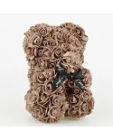 Medvedík z ruží - Hnedý 25 cm