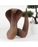 Drevená Dekorácia Kobra Asmodeus