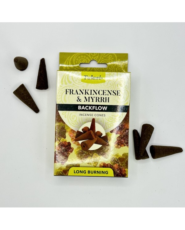 Vonné kužele Tulasi - Frankincense & Myrrh