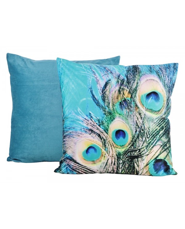 Obliečka na vankúš - Duo set pávie pierka