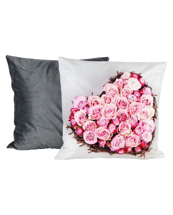 Obliečka na vankúš - Duo set ružové srdce