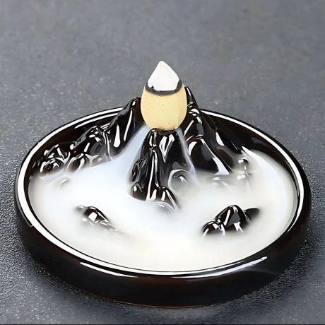 Stojan na vonné kužele - Tečúci dym - Skala