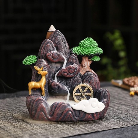 Stojan na vonné kužele - Tečúci dym - Plesový horský vodopád