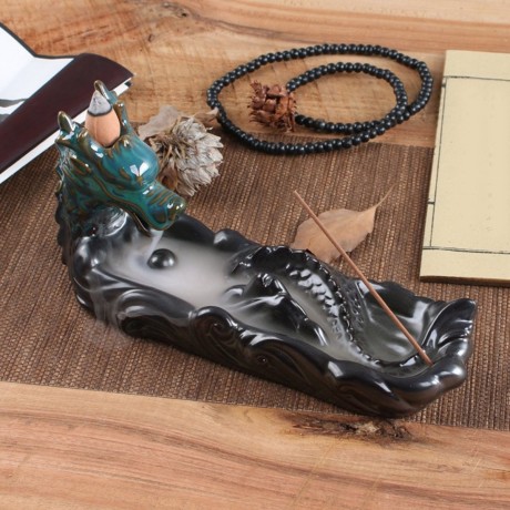 Stojan na vonné kužele - Tečúci dym - Fin Fang 2