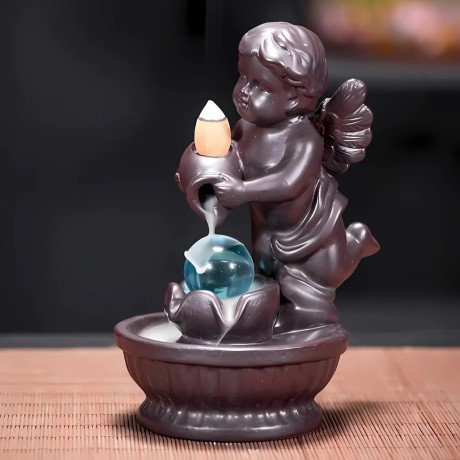 Stojan na vonné kužele - Tečúci dym - Anjel