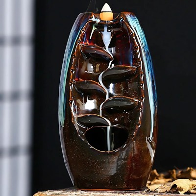 Stojan na vonné kužele - Tečúci dym - Pokojná rieka