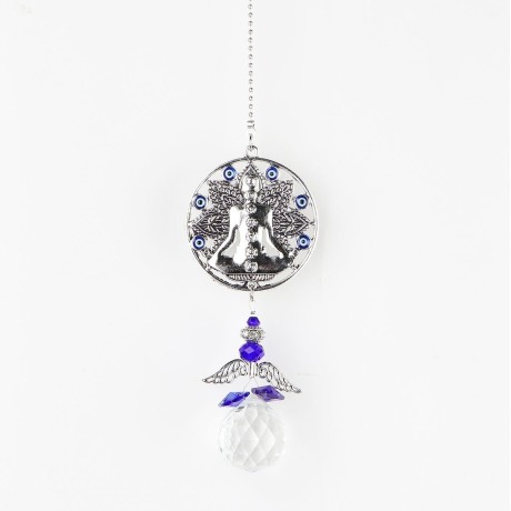 Prívesky – Alahovo oko 7 Čaker s krídlami a krištáľom