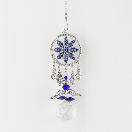 Prívesky – Alahovo oko s Ruky Fatimi krídla a krištáľ