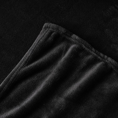 Plyšová deka Värme - Black