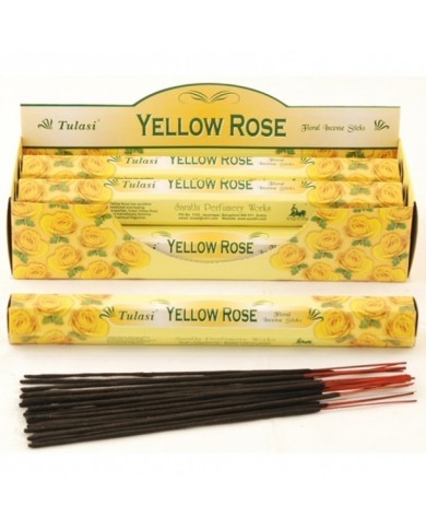 Vonné tyčinky Tulasi Classics - Yellow Rosed
