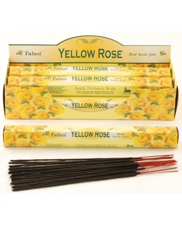 Vonné tyčinky Tulasi Classics - Yellow Rosed